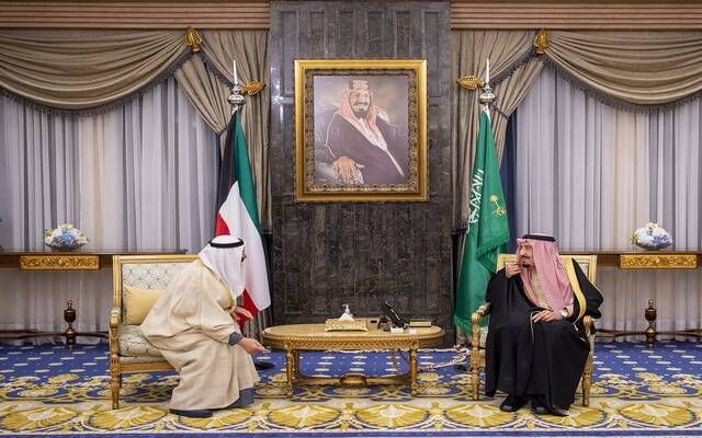 بيان مشترك في ختام زيارة أمير الكويت للسعودية..واتفاق لتعزيز التعاون بـ13 مجالاً