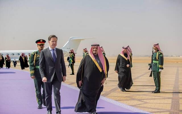 رئيس وزراء هولندا يصل إلى الرياض في زيارة رسمية للمملكة