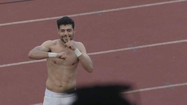 الزمالك "يبرر" احتفال مصطفى شلبي "المثير للاشمئزاز"