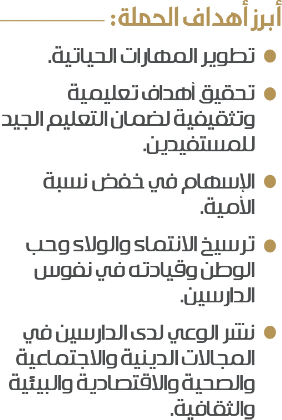 برامج تعليمية وصحية لـ1410 دارسين بحملة الباحة بلا أمية