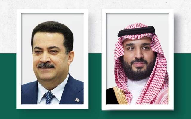 ولي العهد ورئيس الوزراء العراقي يبحثان تعزيز التعاون بكافة المجالات