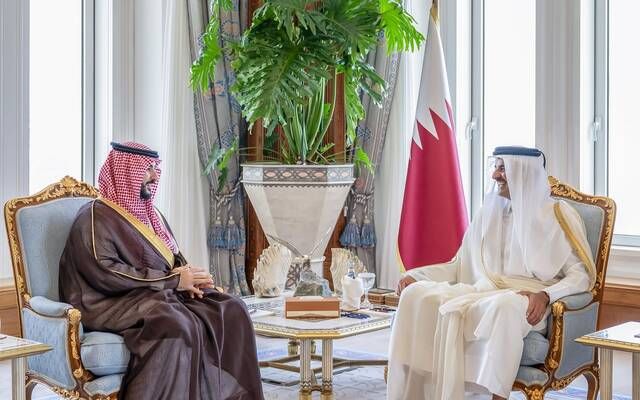 بتوجيه من القيادة.. وزير الدفاع السعودي يلتقي أمير دولة قطر