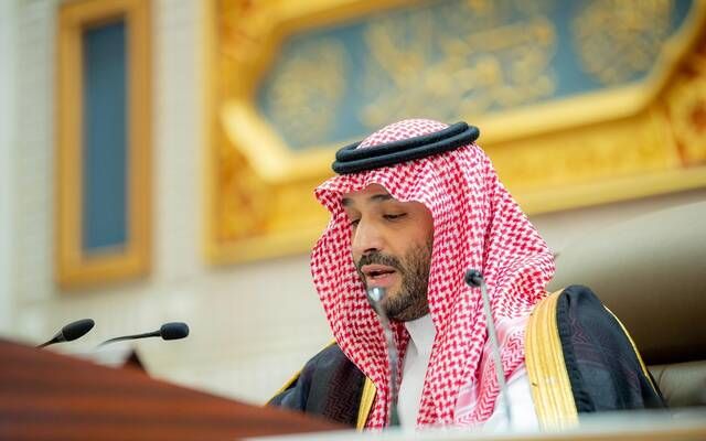 ولي العهد: لن نقيم علاقات مع إسرائيل دون قيام دولة فلسطينية