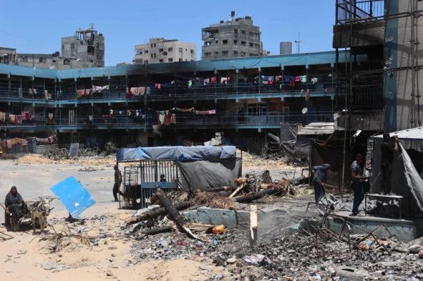 "حماس": اقتحام مدرسة خليل عويضة وارتكاب مجازر بحق النازحين تطهير عرقي