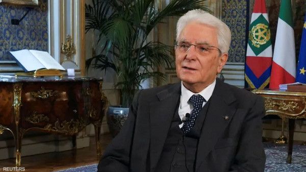 الرئيس الإيطالي يؤكد دعم بلاده لإقامة دولة فلسطينية وحل الدولتين