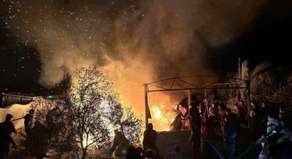 سبعة شهداء بقصف الاحتلال خيام النازحين في مواصي خانيونس