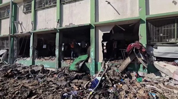شهداء في قصف للاحتلال على مدرسة تؤوي نازحين بحي الشيخ رضوان