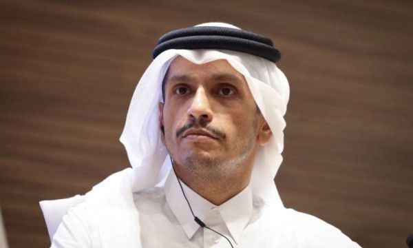 وزير الخارجية القطري يبحث مع وفد من حماس تطورات مفاوضات غزة