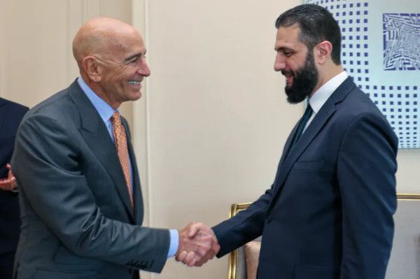 تفاصيل أول لقاء بين الشرع والمبعوث الأميركي إلى سوريا