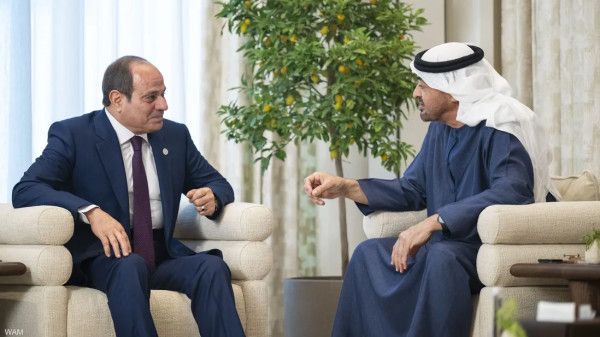السيسي وبن زايد يبحثان التطورات الإقليمية