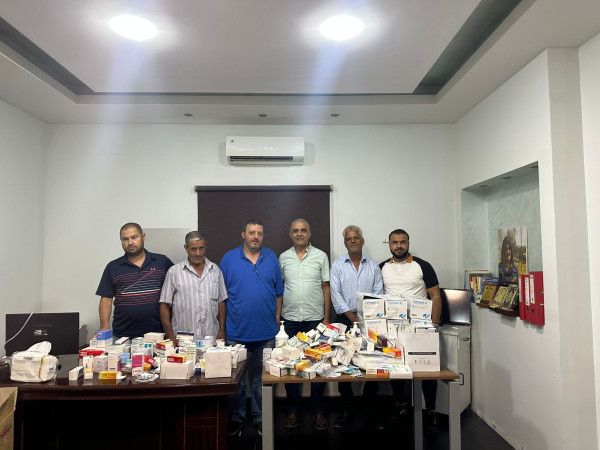 اتحاد نقابات عمال فلسطين - فرع لبنان يزور جمعية الهلال الأحمر الفلسطيني في صور