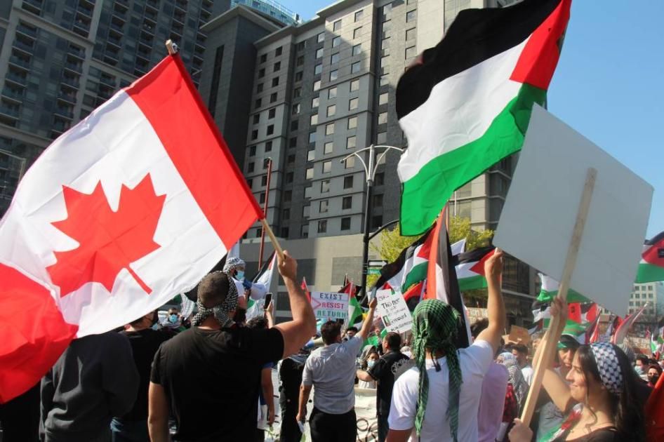 كندا تعترف بالدولة الفلسطينية