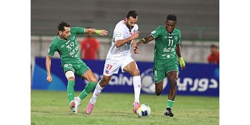 العربي يتعادل مع الكويت بهدف