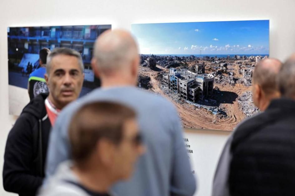 صور لغزة في معرض بمدريد لـ«إيقاظ الضمائر»