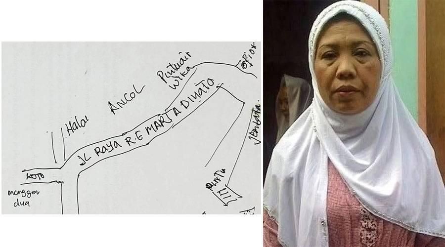 خريطة من الذاكرة تجمع سجينة إندونيسية بعائلتها بعد 14 عاماً