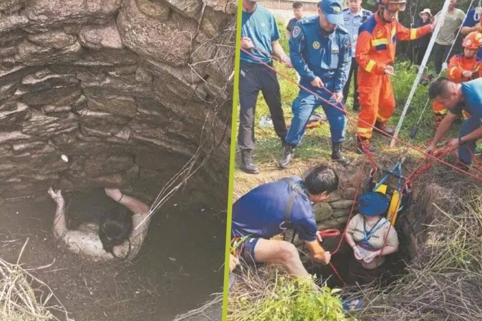 صينية تنجو من الموت بعد 54 ساعة في بئر