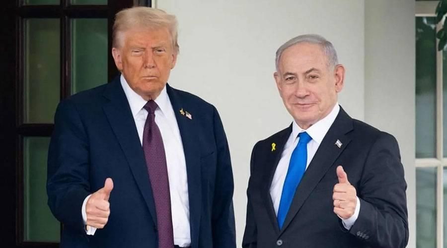 بدون موكب وسيارة بلا علم.. لحظة استقبال ترامب لـ نتنياهو في البيت الأبيض