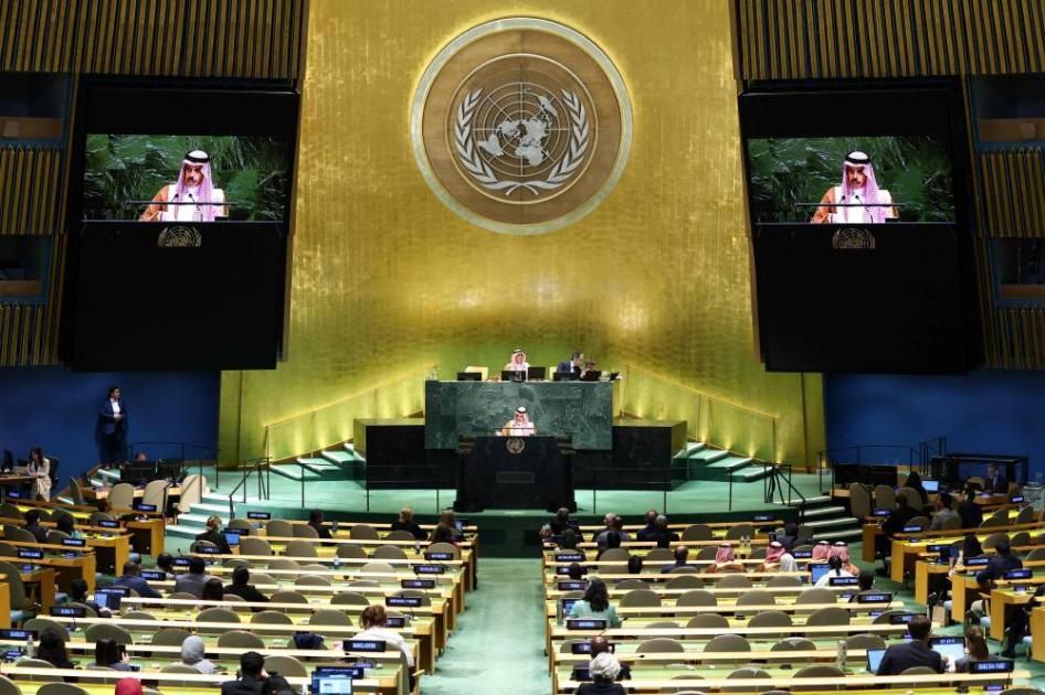 نداءات في الجمعية العامة لإصلاح الأمم المتحدة وحماية الكرامة الإنسانية