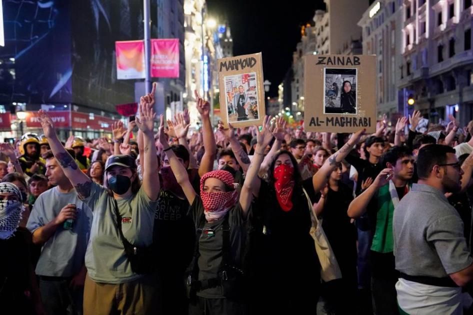 تظاهرات ضخمة في مدريد وبرشلونة وروما ولشبونة دعماً لغزة