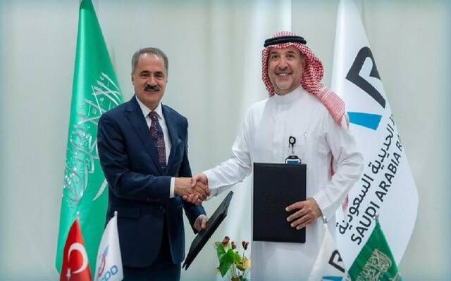 "سار" توقّع مذكرة لتعزيز التعاون مع مؤسسة السكك الحديدية التركية