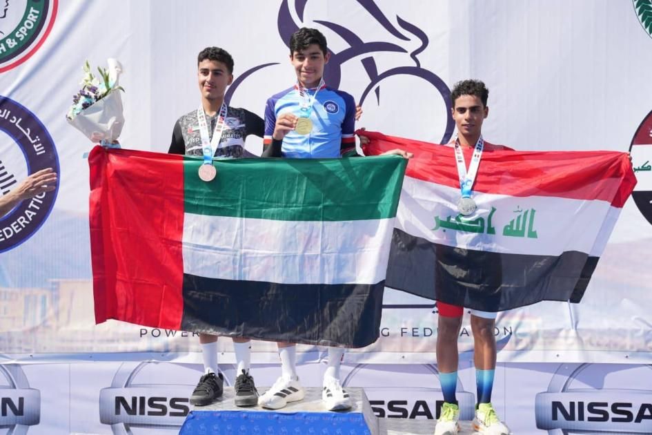 أميري بطل العرب والهاشمي ثالثاً في البطولة العربية للدراجات