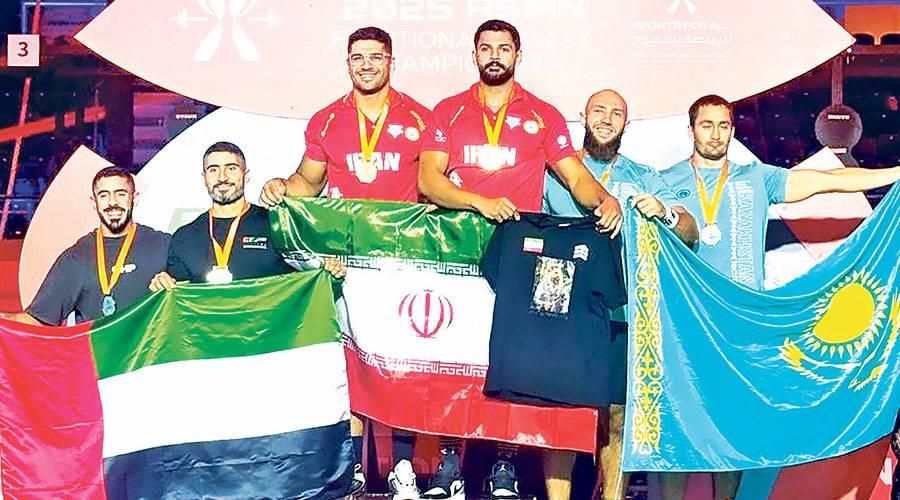 الإمارات ثالثاً في بطولة آسيا للياقة البدنية
