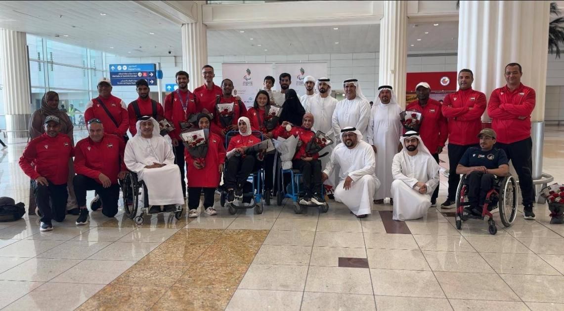 استقبال حافل لأبطال أصحاب الهمم بعد إنجاز نيودلهي العالمي