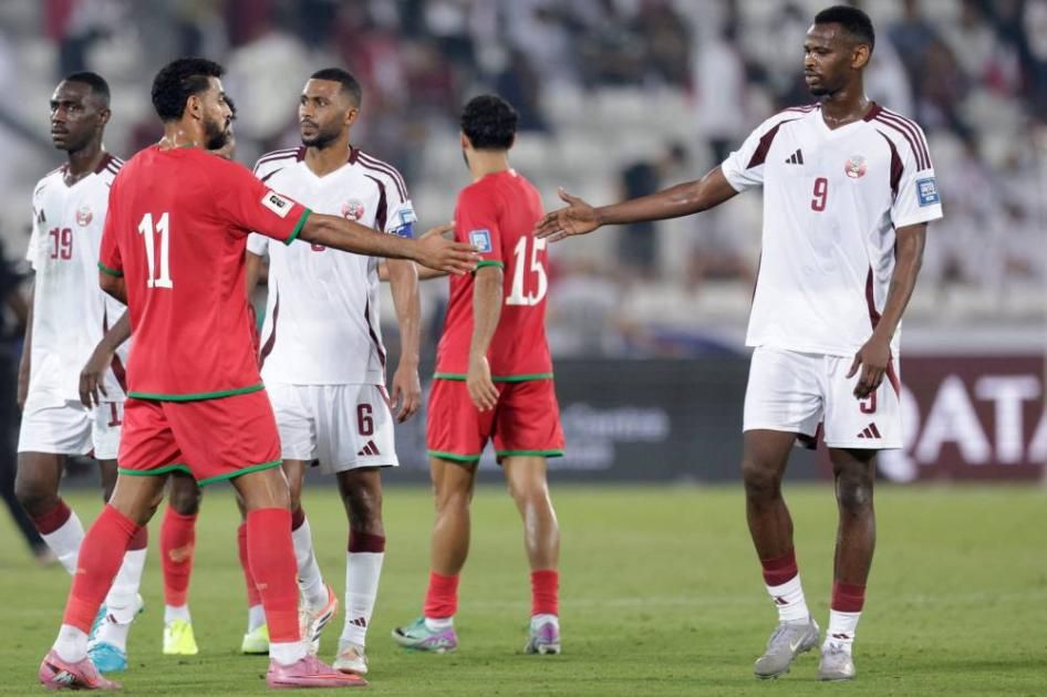 قطر وعمان تتعادلان لصالح الإمارات