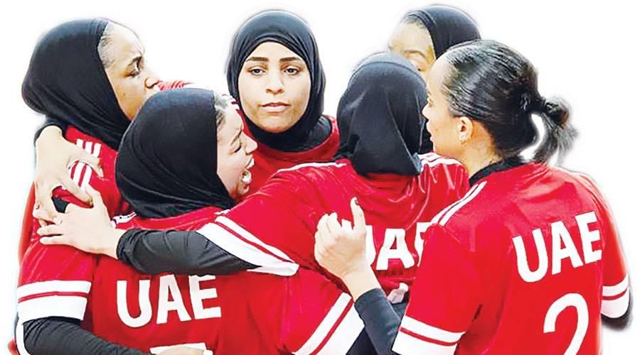 سيدات الإمارات بطلات مجموعة كأس العالم الموحدة للطائرة