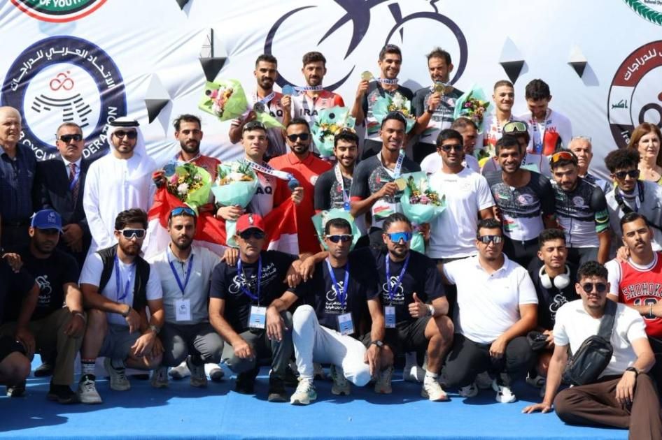 ذهبيتان جديدتان للإمارات في البطولة العربية للدراجات