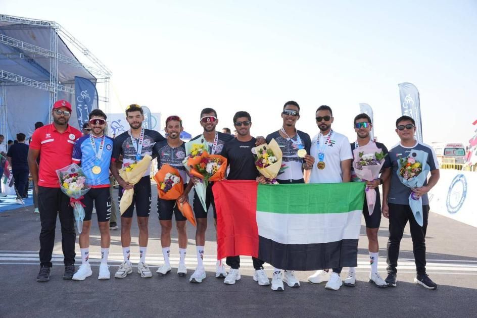 دراجات الإمارات تحصد 17 ميدالية في البطولة العربية