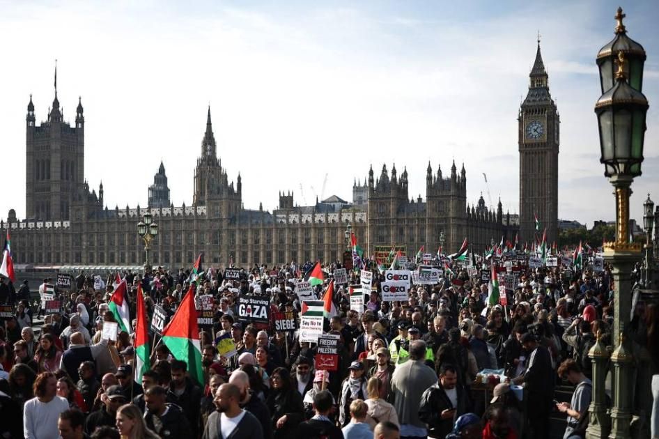 تظاهرات أوروبية حاشدة دعماً لغزة والحرية لفلسطين