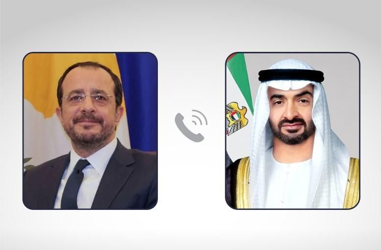محمد بن زايد والرئيس القبرصي يؤكدان أهمية الالتزام بتنفيذ اتفاق وقف إطلاق النار في غزة