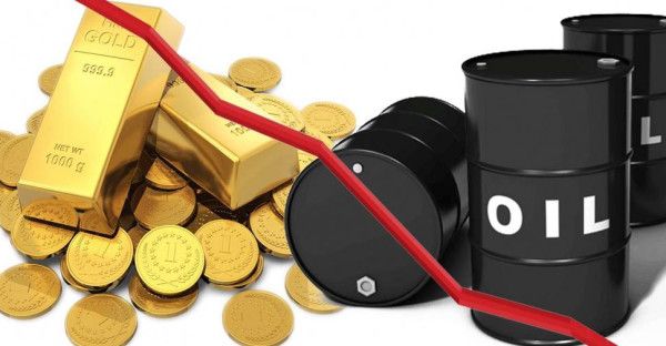 ارتفاع أسعار الذهب وانخفاض النفط عالميا