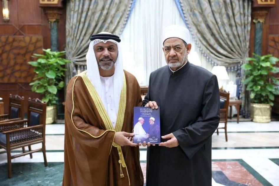 الطيب: دعم محمد بن زايد لرسالة الأزهر أثمر مشروعات إنسانية عالمية