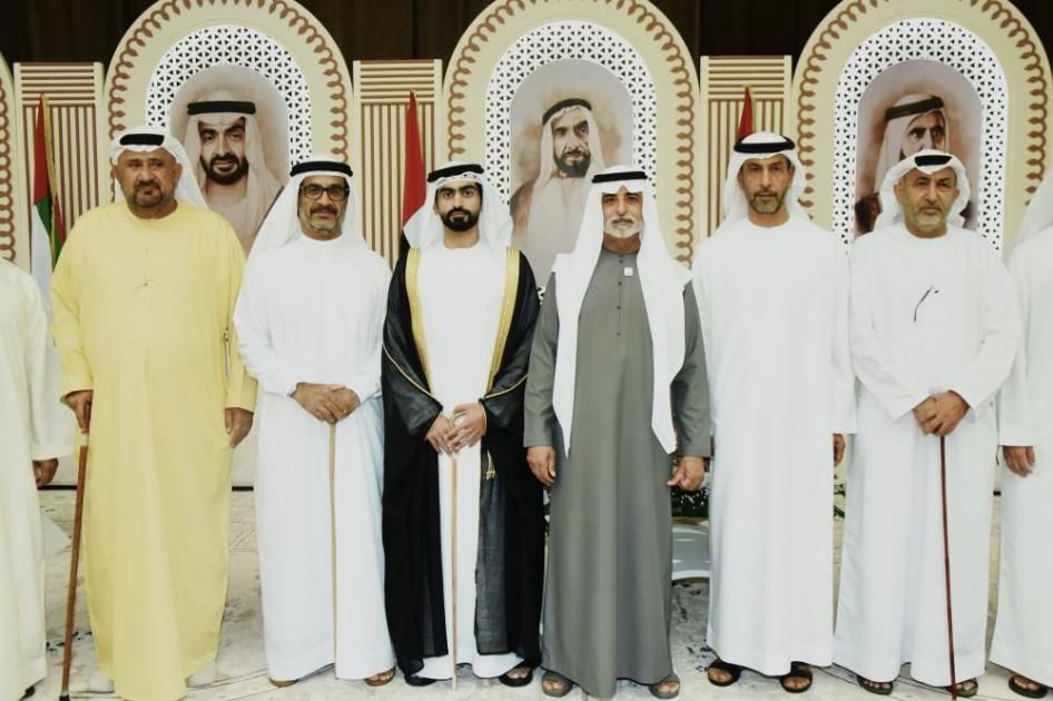 وزير التسامح يحضر أفراح الظاهري وابن دلموك