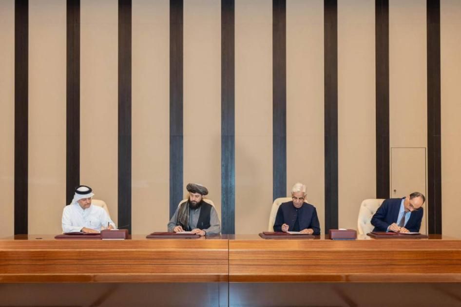 باكستان وأفغانستان تتفقان في الدوحة على وقف فوري لإطلاق النار