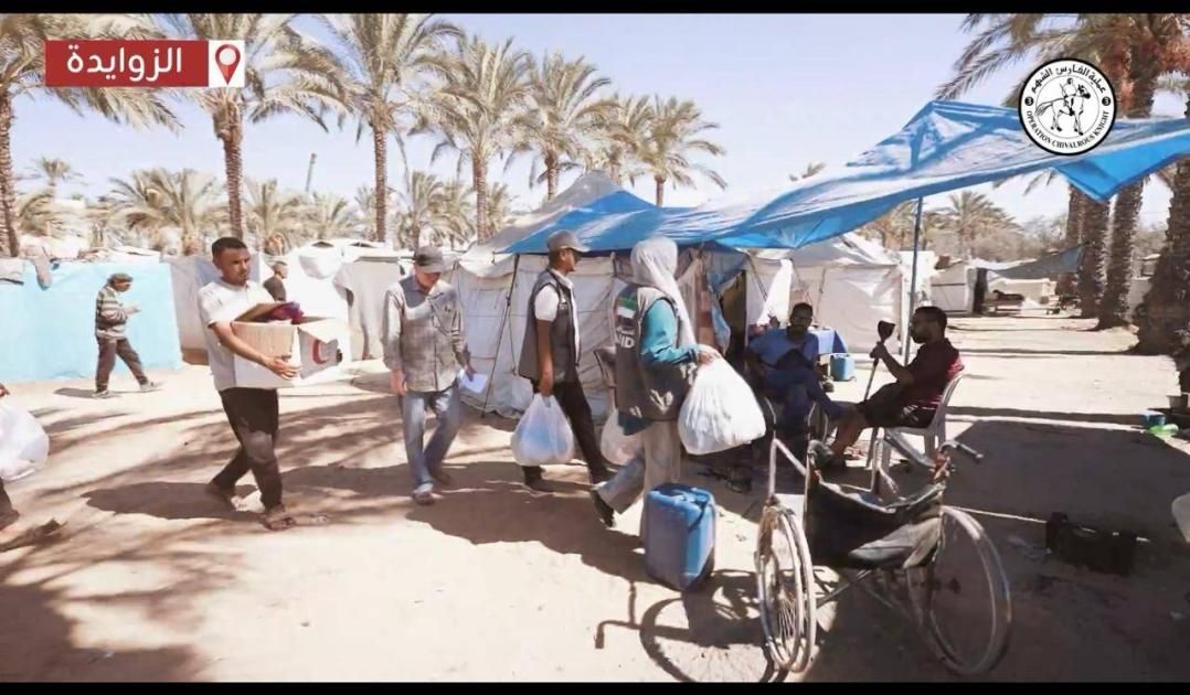 «الإحسان الخيرية» تغيث غزة ب 2000 طرد مساعدات