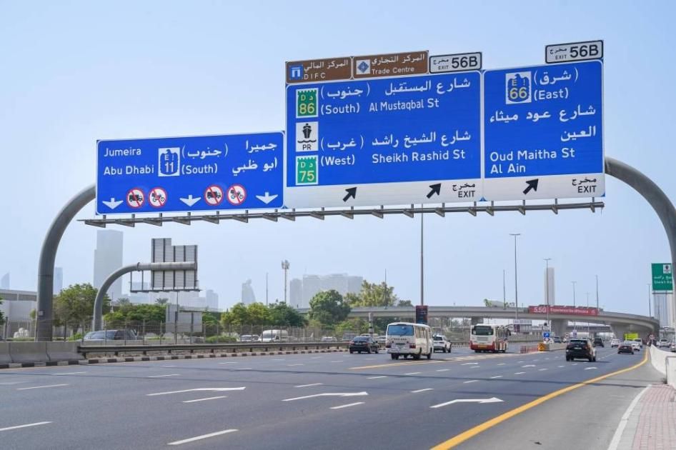 تقنين قيادة دراجات التوصيل على المسارات السريعة في شوارع دبي