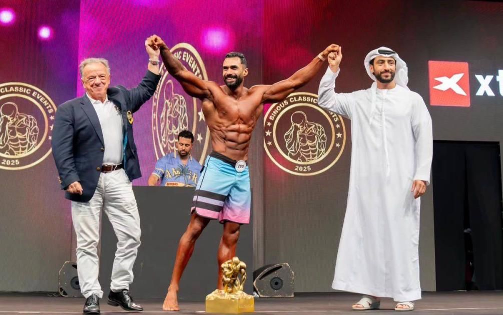 عبدالله الشرقي يتوج أبطال «بينوس كلاسيك» لبناء الأجسام