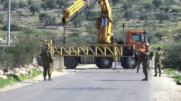 الاحتلال يغلق بوابة عطارة وينصب حاجزا قرب النبي صالح شمال رام الله