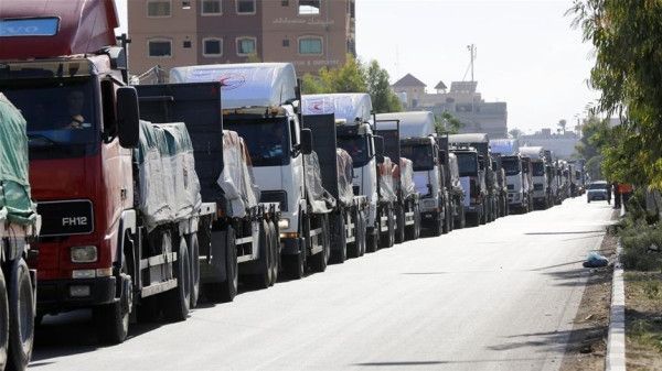 "الإعلامي الحكومي" بغزة: دخول 986 شاحنة مساعدات منذ وقف إطلاق النار