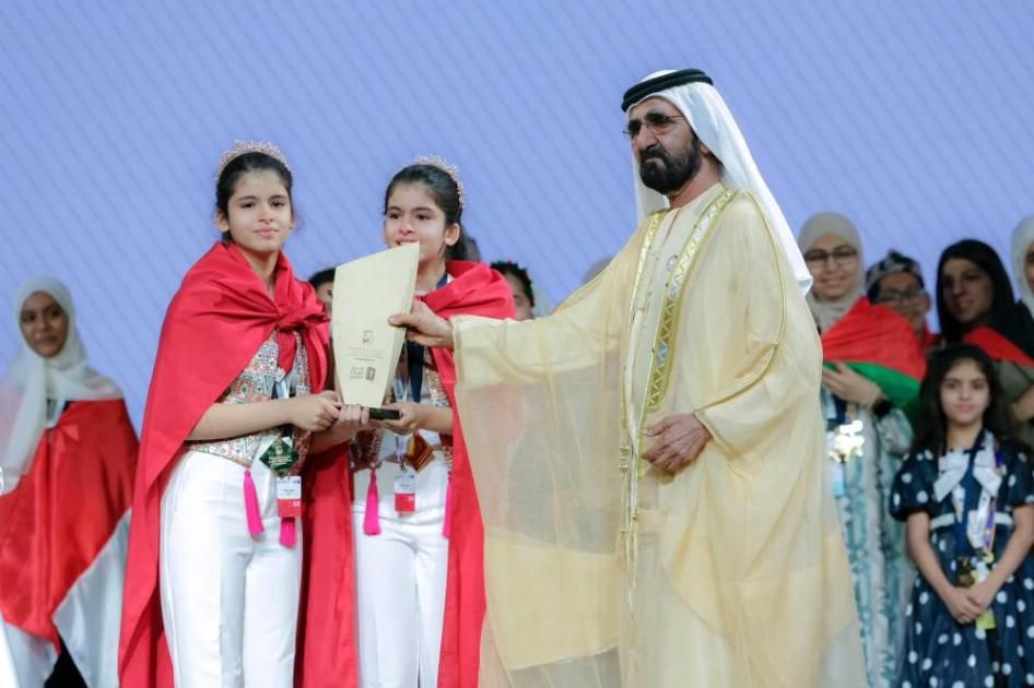 محمد بن راشد: جيل يبشر بالخير وسيبعث الأمل ويستأنف الحضارة