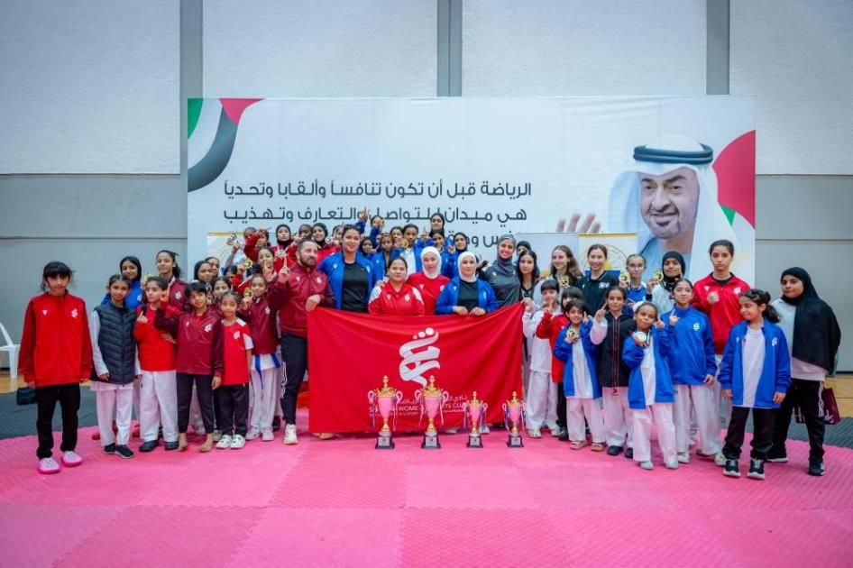 أندية مؤسسة الشارقة تحصد 44 ميدالية في بطولة التايكواندو