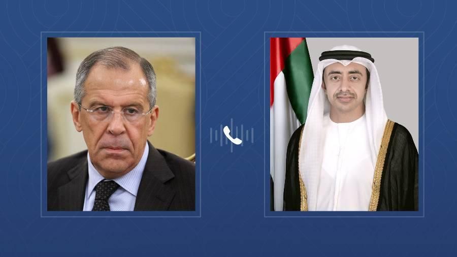عبدالله بن زايد ولافروف يبحثان التعاون والشراكة بين الإمارات وروسيا