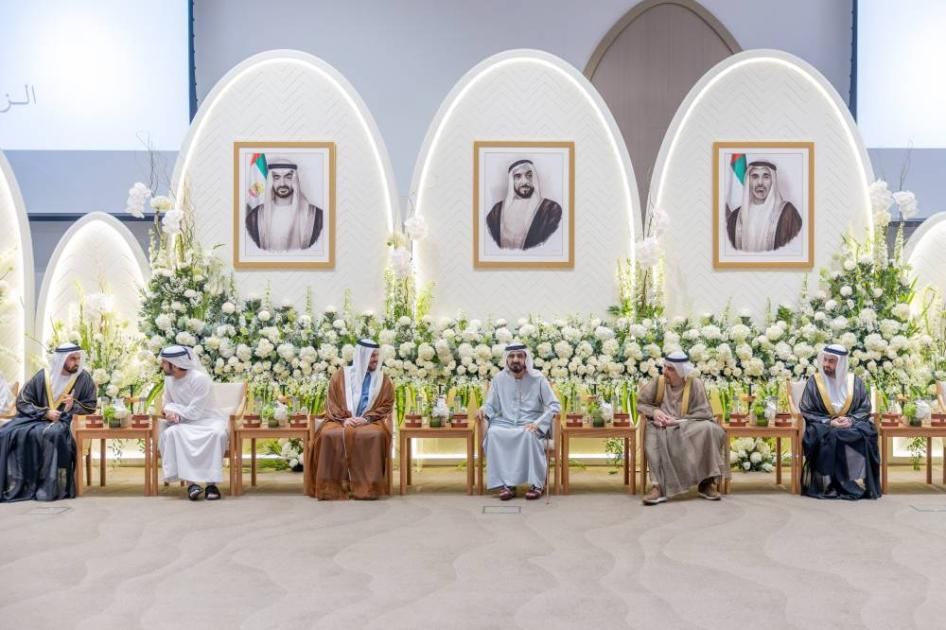 محمد بن راشد يحضر أفراح البناي والزرعوني والخوري