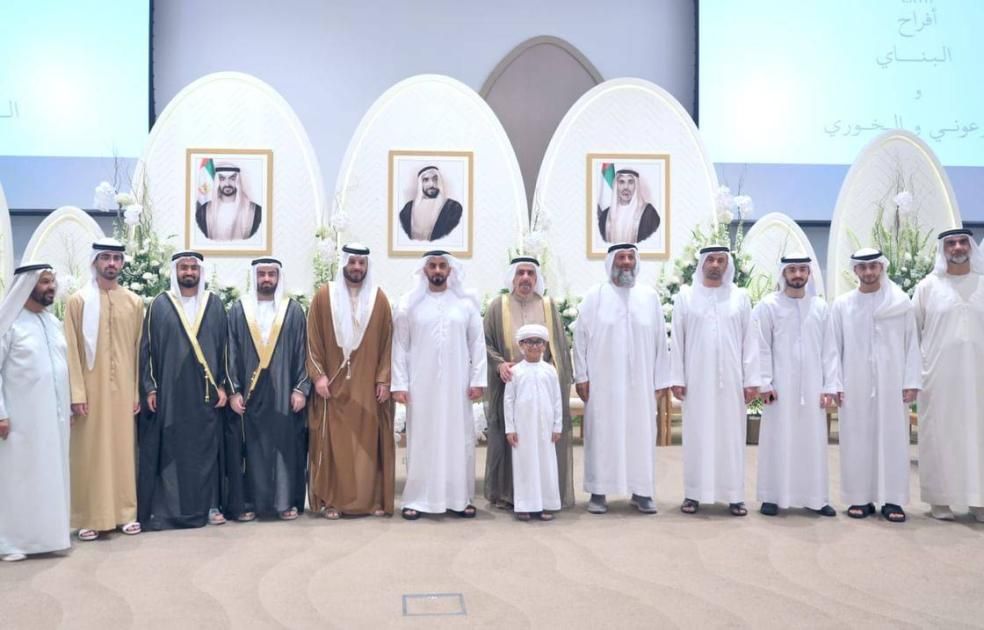 سيف بن زايد يحضر أفراح البناي والزرعوني والخوري