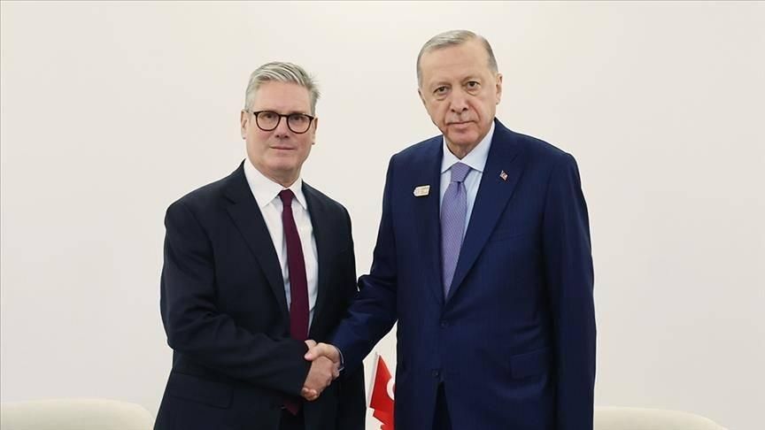أردوغان وستارمر يبحثان تسليم مقاتلات «يوروفايتر» الاثنين