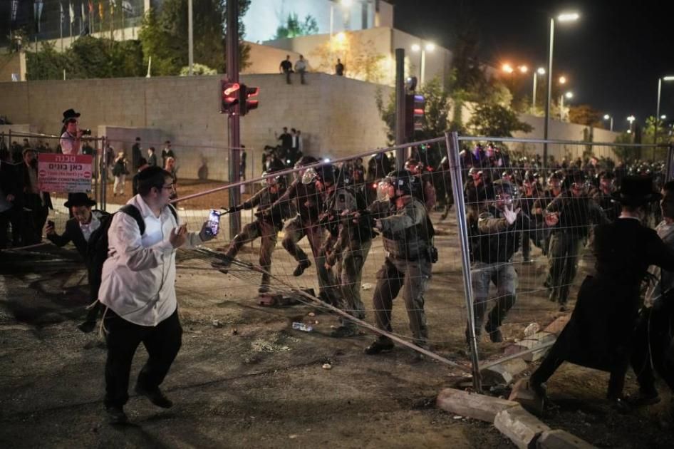 الحريديم يحتجون ضد التجنيد الإلزامي في إسرائيل