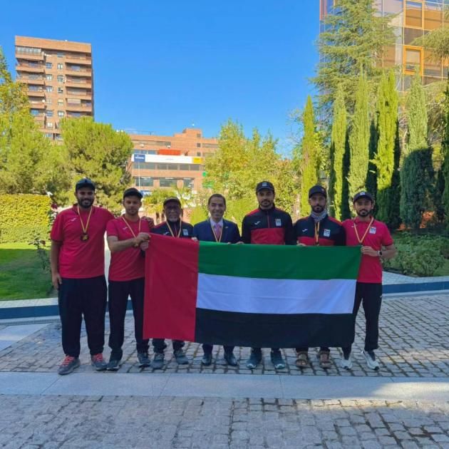 منتخب الإمارات للباراموتور السابع في بطولة العالم